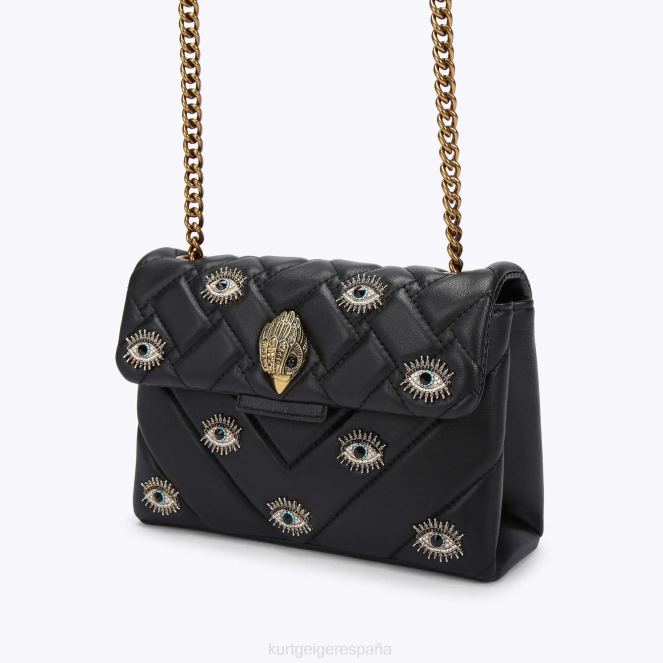 Kurt Geiger mujer bolso kensington mediano londres ojo 2LPR80 | bolsas combinación negra